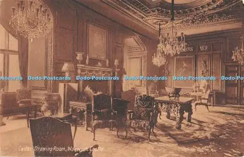 R464659 Cedar Drawing Room Warwick Castle Tritone Art Series No 1098 W H S L