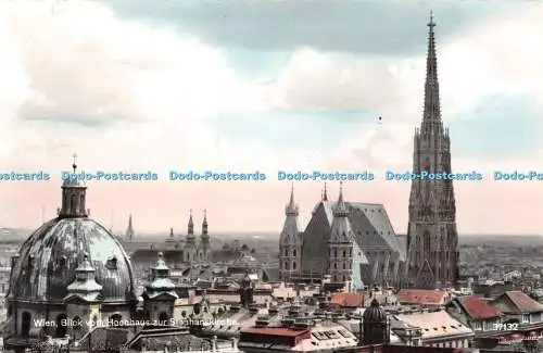 R466089 Wien Blick vom Hochhaus zur Stephanskirche P A G RP 1963