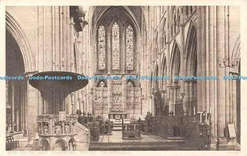 R464746 The Choir and Chancel Truro Cathedral 1948 Photogravure Series G H Philp