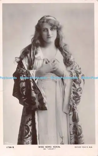 R462776 Miss Nora Kerin als Juliet Rotary Fotoserie 1796 S Rita Martin 1911