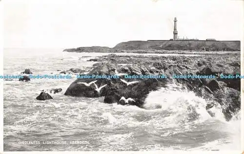 R464815 Girdleness Lighthouse Aberdeen 37591 Valentines Silveresque Postkarten