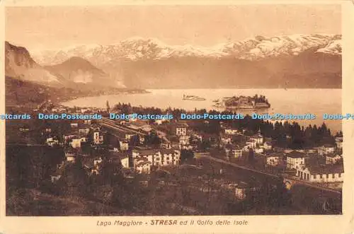 R464855 Lago Maggiore Stresa ed il Golfo delle Isole Luigi Grisoni fu Luigi 0328