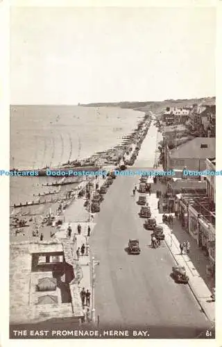 R462931 Herne Bay The East Promenade 1946