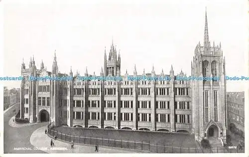 R464925 Marischal College Aberdeen 99270 Valentines Silveresque Postkarte