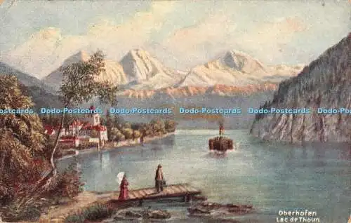 R466297 Oberhofen Lac de Thoun S Hildesheimer Serie Nr 5335 1906