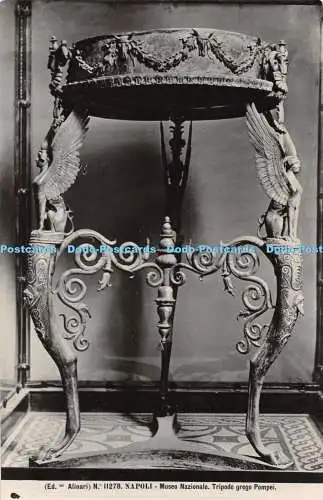 R462972 Napoli Museo Nazionale Tripode grego Pompei Alinari No 11278