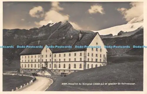 R466334 Hospice du Simplon et glacier Kaltwasser Societe Graphique Neuchatel