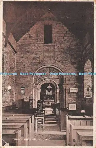 R465016 Kircheninnenausstattung Studland 1933