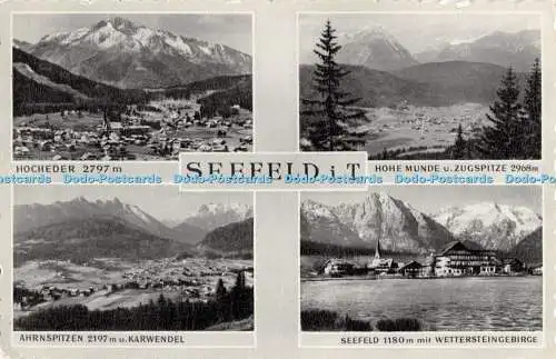 R463141 Seefeld i T Hocheder Hohe Munde u Zugspitze K T V Chizzali Multi View