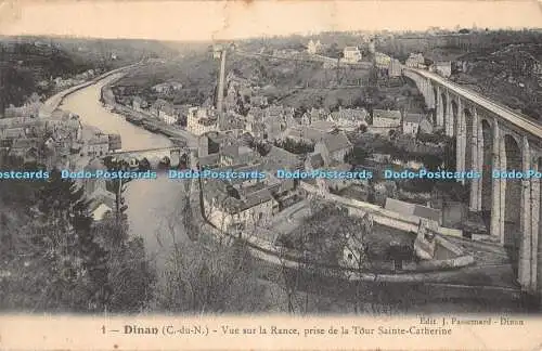 R463144 Dinan Vue sur la Rance prise de la Tour Sainte Catherine J Passemard