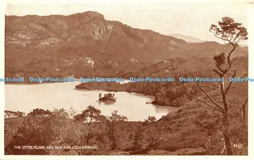 R463176 Loch Katrine The Otter Island and Ben A An Valentine Phototype