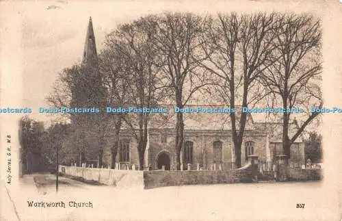 R463217 Warkworth Church G H W B Auty Serie 1904