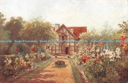 R465191 Shakespeares Geburtshaus Garten Stratford auf Avon Lachs 1145