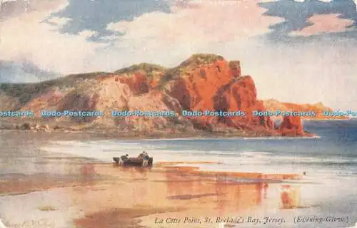 R463224 Jersey St Brelade Bay La Cotte Point Evening Glow A and C Black Series N