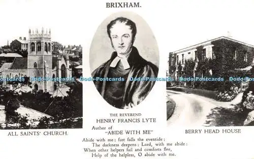 R463290 Brixham All Saints Church Berry Head House Henry Francis Lyte D F and H