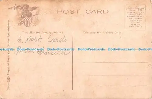 R466624 Broad St Newark N J Illustrated Postal Card