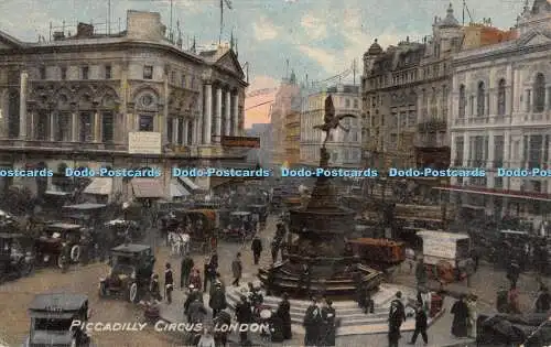 R463301 London Piccadilly Circus J W B Commercial Series No 406