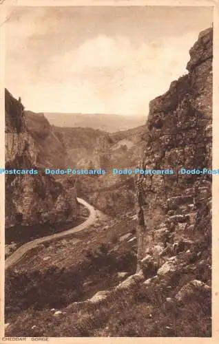 R466638 Cheddar Gorge A G H Gough Postkarte