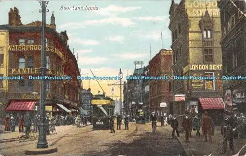 R463326 Leeds Boar Lane Postkarte 1907