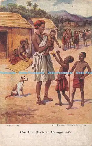 R466869 Central African Village Life All British Picture Series Two