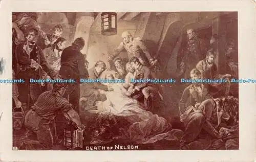 R466889 Postkarte Tod von Nelson