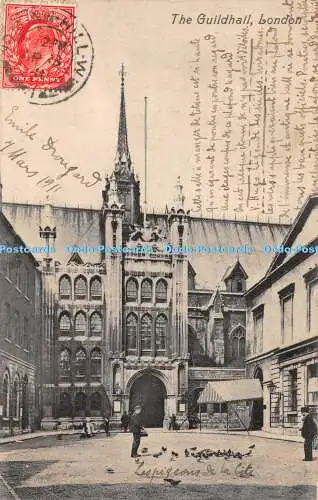 R465571 The Guildhall London 1911 Valentines Series