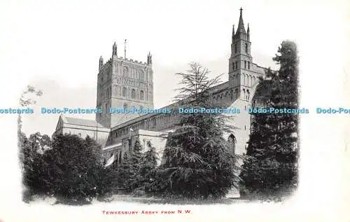 R467195 Tewkesbury Abbey aus Nordwest Postkarte