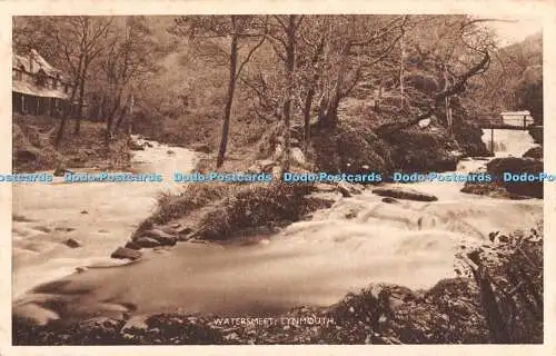 R467368 Lynmouth Watersmeet Dies ist echte Fotografie