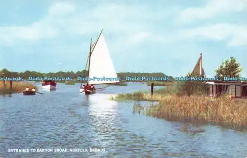 R467539 Norfolk Broads Eingang zu Barton Broad J Salmon Cameracolour