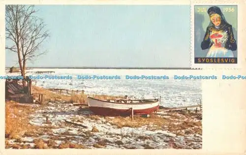 R467716 Winter Unbekanntes Seeboot K Witt Mollers Serie 3158 1956