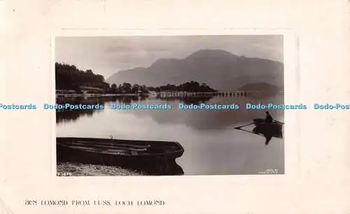 R467782 Loch Lomond Ben Lomond aus Luss Rotary Photo Plate Sunk Gem Series W R