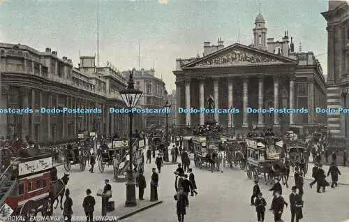 R467830 London Royal Exchange und Bank Hartmann