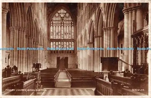 R467954 Bridlington Priory Church Valentine RP 1943