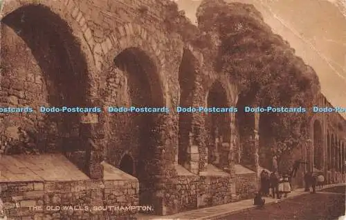 R459888 The Old Walls Southampton F G O Stuart 1920