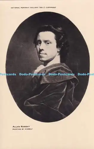 R468084 National Portrait Gallery Allan Ramsay Gemälde von ihm selbst B Matthews