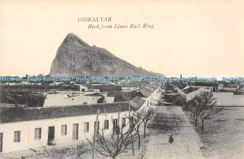 R468123 Gibraltar Rock From Linea Bull Ring Benzaquen