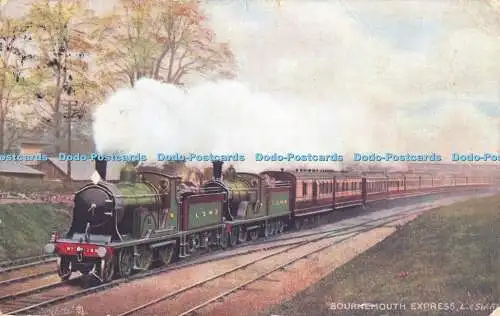R477274 Bournemouth Express L und S W Ry Tuck Oilette Serie II Postkarte 9040 19