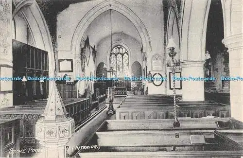 R477289 Stoke Poges Kirche Innenraum H G Stein