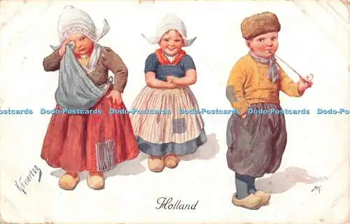 R468160 Holland K Feiertag B K W I Postkarte