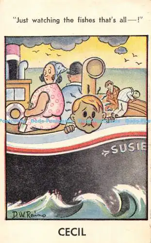 R474896 Nur die Fische beobachten, das sind alle Cecil D W Raino