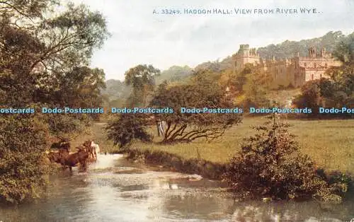 R468164 Haddon Hall Blick vom River Wye Die Photochrom Celesque Serie