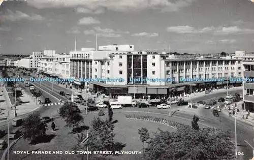 R468177 Plymouth Royal Parade and Old Town Street 1964