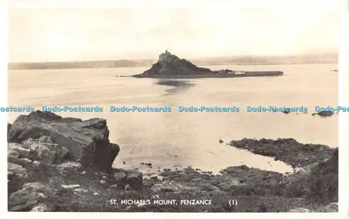 R477333 Penzance St Michael Mount M and L National Series Cornwall