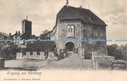 R468242 Eingang Zur Wartburg C Jagemann Postkarte