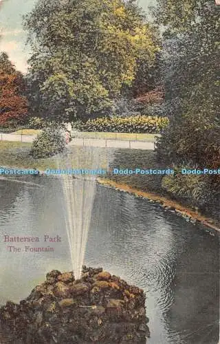 R471674 Battersea Park The Fountain H A No 1083 1909