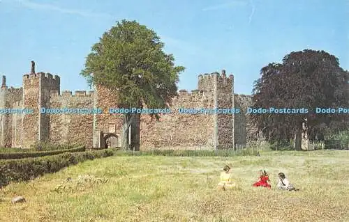 R477395 Framlingham Castle Ernest Joyce Plastichrome C J Nicholas A I B P 1962