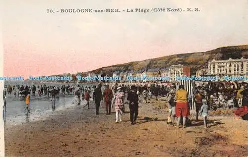 R468249 Boulogne Sur Mer La Plage Cote Nord Stevenard