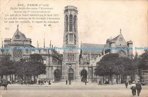 R468251 Paris Eglise Saint Germain l Auxerrois Postkarte