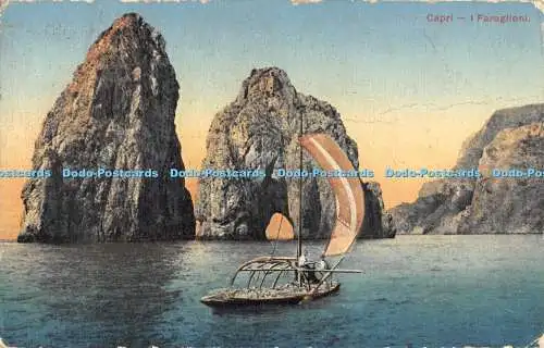 R477418 Capri Faraglioni H G und Co 1912