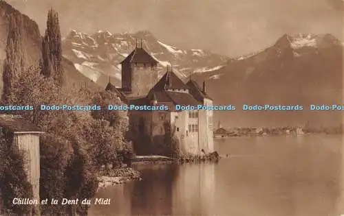 R471715 Chillon et la Dent du Midi 203 Th Anderegg Bazar Chillon